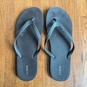 J. Crew | Rubber Flip Flop | Brown | 12